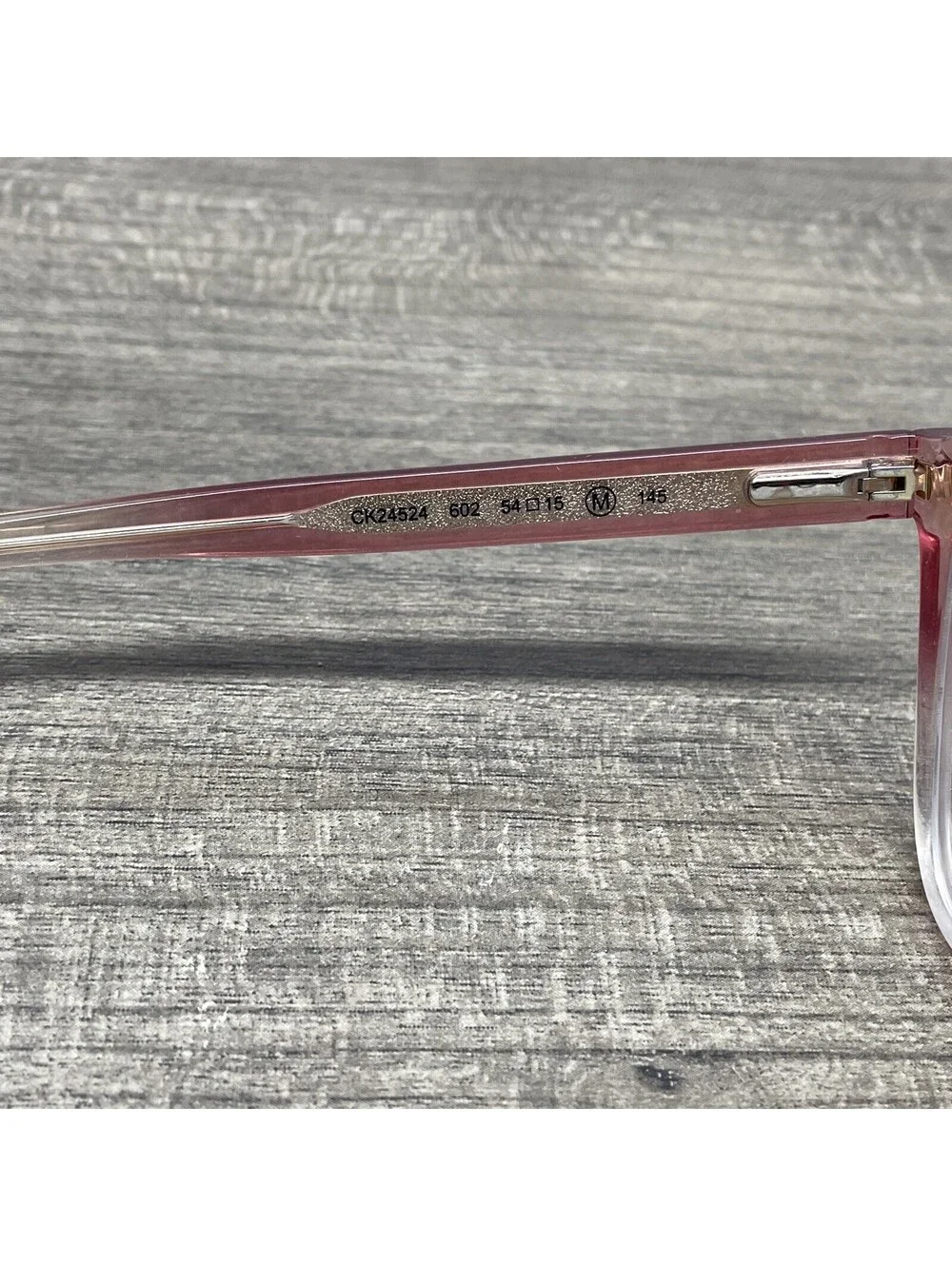 Calvin Klein CK24524 602 Rose Nude Translucent Eyeglasses 54[]15-145 Frames Only
